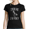 T-shirt Femme Poney - Planetee