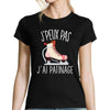 T-shirt Femme Patinage - Planetee