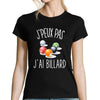 T-shirt Femme Billard - Planetee