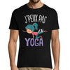 T-shirt Homme Je peux pas Yoga - Planetee