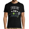 T-shirt Homme Je peux pas j'ai Tennis - Planetee