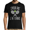 T-shirt Homme Je peux pas Tennis - Planetee