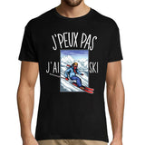 T-shirt Homme Je peux pas Ski - Planetee