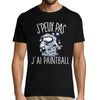 T-shirt Homme Je peux pas Paintball - Planetee