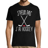 T-shirt Homme Je peux pas Hockey - Planetee
