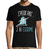 T-shirt Homme Je peux pas Escrime - Planetee