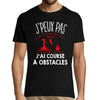 T-shirt Homme Je peux pas Courses d'Obstacles - Planetee
