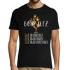 T-shirt homme Nom de Famille Gonzalez - Planetee