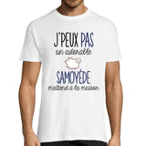 T-shirt Homme Samoyède | Je peux pas - Planetee