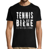 T-shirt homme Tennis de table bière - Planetee