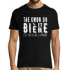 T-shirt homme Taekwondo et bière - Planetee