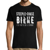 T-shirt homme Steeple-chase et bière - Planetee