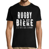 T-shirt homme Rugby et bière - Planetee