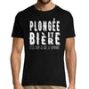 T-shirt homme Plongée et bière - Planetee