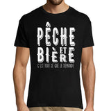 T-shirt homme Pêche et bière - Planetee