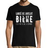 T-shirt homme Lancé de javelot et bière - Planetee
