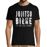 T-shirt homme Jujitsu et bière - Planetee