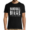 T-shirt homme Handball et bière - Planetee