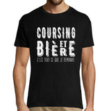 T-shirt homme Coursing et bière - Planetee