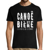 T-shirt homme Canoë et bière - Planetee