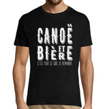 T-shirt homme Canoë et bière - Planetee