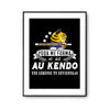 Affiche Kendo Légende Combattant - Planetee