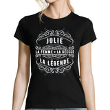 T-shirt femme Julie La Déesse - Planetee