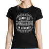 T-shirt femme Camille La Déesse - Planetee