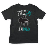 T-shirt Enfant j'peux pas j'ai piano - Planetee