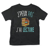 T-shirt Enfant j'peux pas j'ai lecture - Planetee