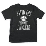 T-shirt Enfant j'peux pas j'ai cuisine - Planetee