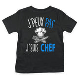 T-shirt Enfant J'peux pas j'suis chef - Planetee