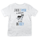 T-shirt Enfant husky - Planetee