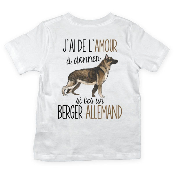 T-shirt Enfant berger allemand - Planetee