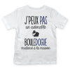 T-shirt enfant j'peux pas bouledogue francais - Planetee
