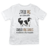 T-shirt enfant j'peux pas cavalier king charles - Planetee