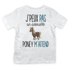 T-shirt enfant j'peux pas poney - Planetee