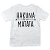 T-shirt Enfant Hakuna Matata blanc - Planetee