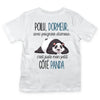 T-shirt Enfant Panda Dormeur - Planetee
