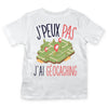 T-shirt Enfant J'peux pas j'ai geocaching blanc - Planetee