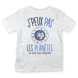T-shirt Enfant J'peux pas j'ai astrologie blanc - Planetee