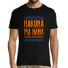 T-shirt homme Hakuna Ma Nana - Planetee