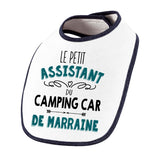 Bavoir bébé garçon Le Petit Assistant du Camping Car de Marraine - Planetee