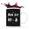 Mug anniversaire 41 ans Humour - Planetee