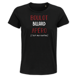 T-shirt femme Billard C'est ma Routine - Planetee