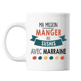 Mug Ma mission Sushi avec Marraine - Planetee