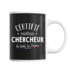 Mug Homme Chercheur Meilleur de France | Tasse Noire métier - Planetee