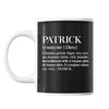 Mug Patrick Prénom définition - Planetee