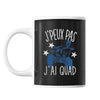 Mug Quad j'peux pas Noir - Planetee