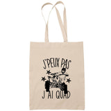 Sac Tote Bag J'peux pas Quad beige - Planetee